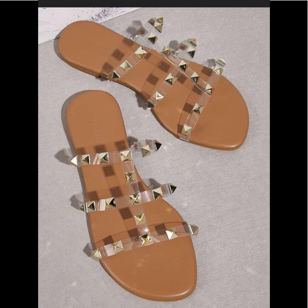 Studded spiked sandals